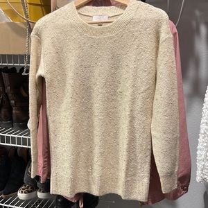 Ann taylor loft gold sweater